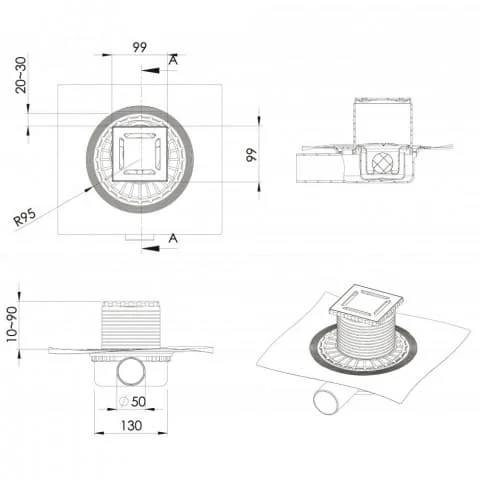 ���� �������� ZENTRUM Norma 100�100 ���� ������ 091362