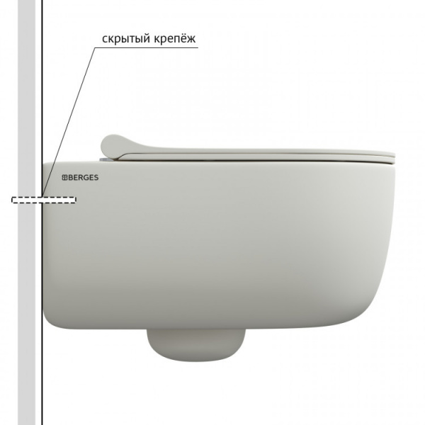 ������ BERGES ��������� EGO XL ������� ����� Rimless 54 ��, ������� EGO XL Slim SO ������� �����, ���������, ���������� 082228