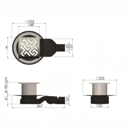 ���� �������� PLATZ Antik 150�150 ������� ���� 090161