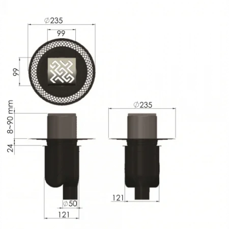 ���� �������� PLATZ Antik 100�100 ���� ������ 091060