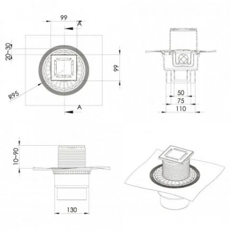 ���� �������� ZENTRUM Norma 100�100 ������ ������ 092462