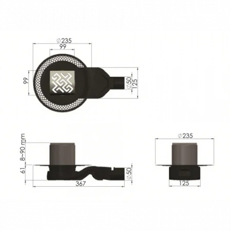 ���� �������� PLATZ Antik 150�150 ������� ���� 090161